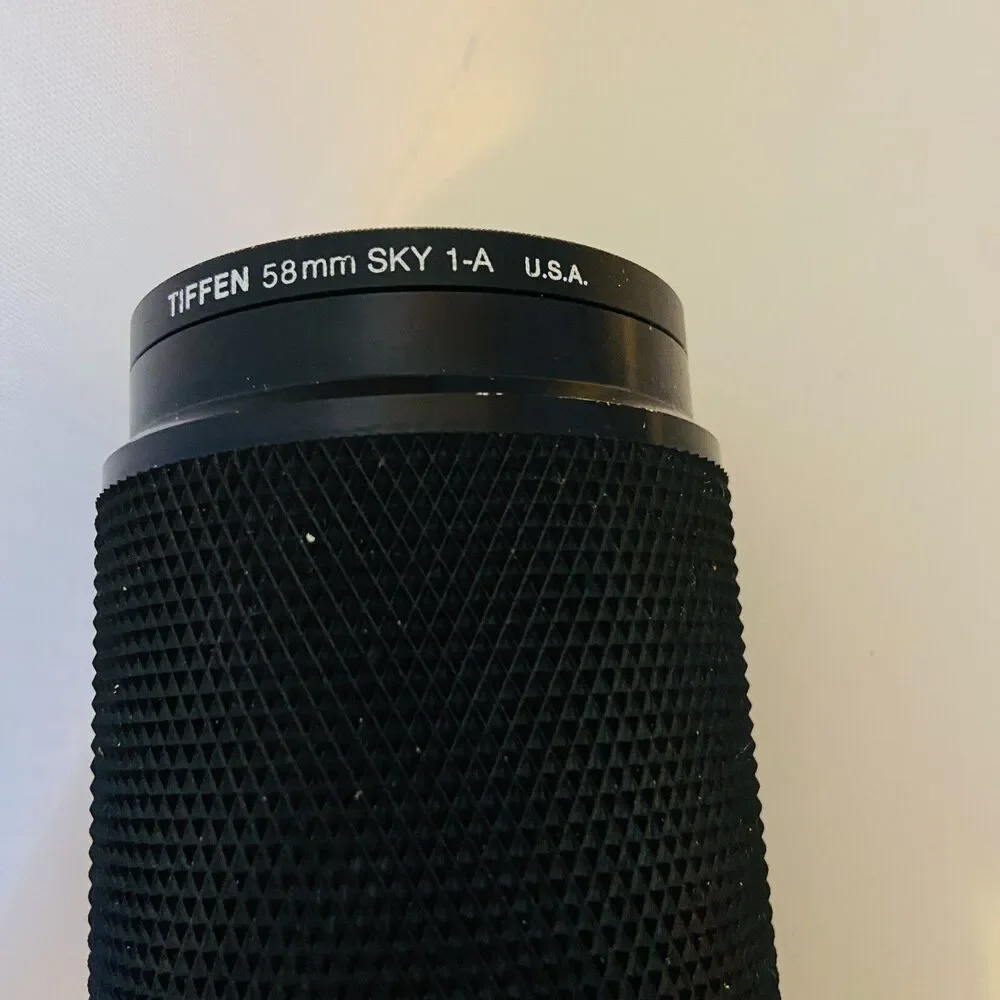 8008 Tiffen  PASEO 58MM Sky 1-A Yus Automatic Zoom Lens 75-150mm f=75mm